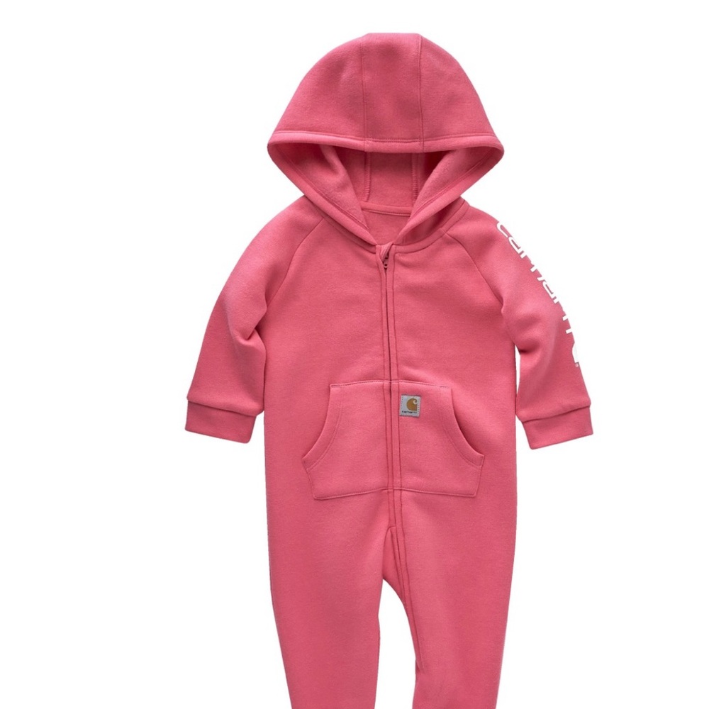 Carhartt Baby Unisex Long Sleeve Fleece Zip-Front Coverall